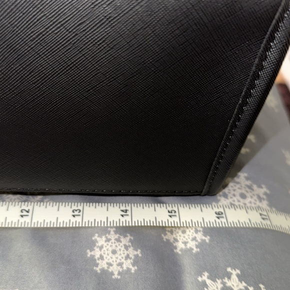 Betsey Johnson Black Embossed Shoulder Bag - Picture 13 of 15